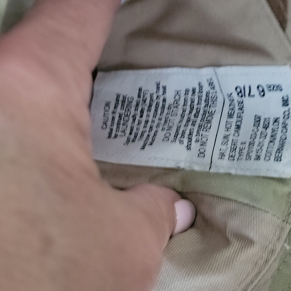 Hat Sun Hot Weather Desert Camouflage, Type 11 Size 6 7/8 - Picture 4 of 4